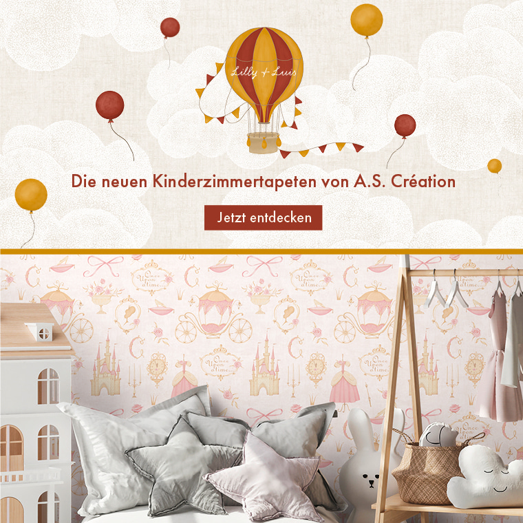 Tapeten Kinderzimmer Lilly und Luis