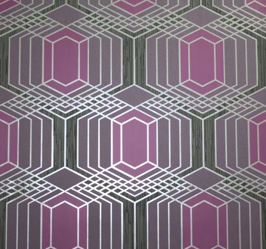 Non-woven wallpaper retro 51748 purple At Home Marburg