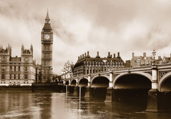 Wall mural London Big Ben skyline anthic 3.6m x 2.54m