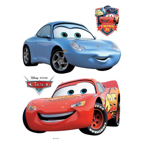 Wall tattoo sticker decoration Disney Cars McQueen & Sally