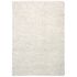 Shaggy rug high pile rug plain white fancy 1