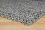 Shaggy rug high pile rug plain gray fancy 4