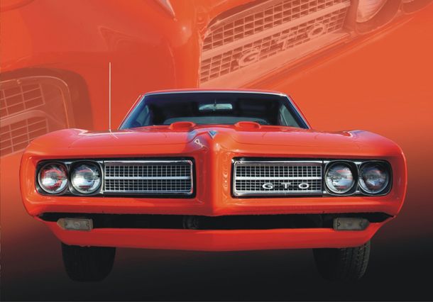 Wallpaper Photo Pontiac GTO Car US red 360 x 270 cm