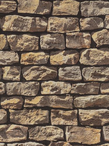 Wallpaper natural stone bricks brown AS Creation 9079-12