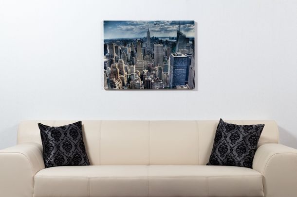 【週末セール】【3Dアート】NEW YORK - EAST  Upper East Side New York Colourful Silkscreen Illustration 1