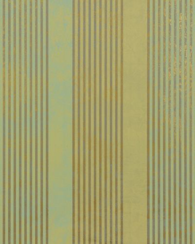 Marburg non-woven wallpaper 53103 stripes green gold