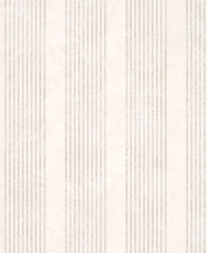 Marburg non-woven wallpaper 53107 stripes white cream