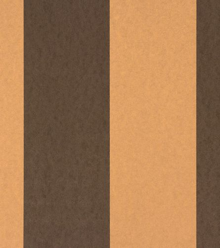 Rasch Textil non-woven wallpaper stripes brown gold