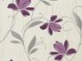 Wallpaper Chicago A.S Création wallpaper 3062-34 306234 flowers white purple 1