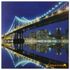 Glass wall picture 45x45 cm NYC Skyline Manhattan Bridge 1