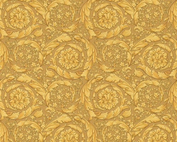 Wallpaper Versace Home ornaments baroque gold 93583-3