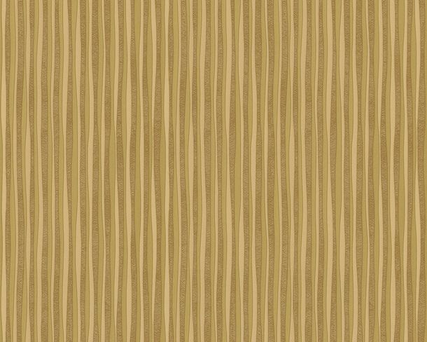 non-woven wallpaper Versace Home stripes gold 93590-3