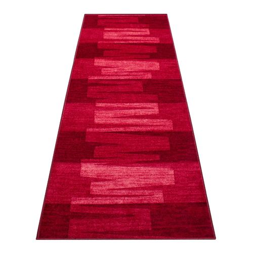 Via Veneto runner bridge carpet rug red 80 cm width