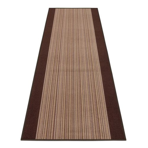 Runner Rug Carpet Carnaby stripes brown 67cm Width