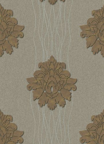 Non-woven wallpaper 5810-37 baroque brown