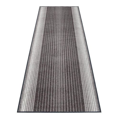 Runner Rug Carpet Hallway Mat Hall Runner Capitol stripes grey 80cm Width