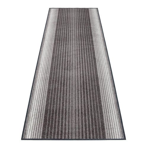 Runner Rug Carpet Hallway Mat Hall Runner Capitol stripes grey 100cm Width