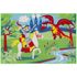 Carpet kids knight dragon play carpet 80x120 cm green blue 1