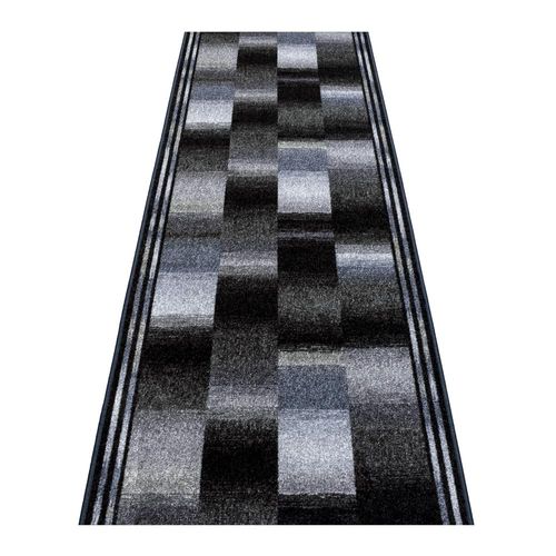 Runner Rug Carpet Hallway Mat Hall Runner Ikat design grey 80cm Width