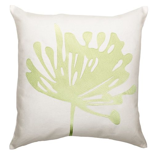 Cushion cover pillowcase 50x50cm floral white green