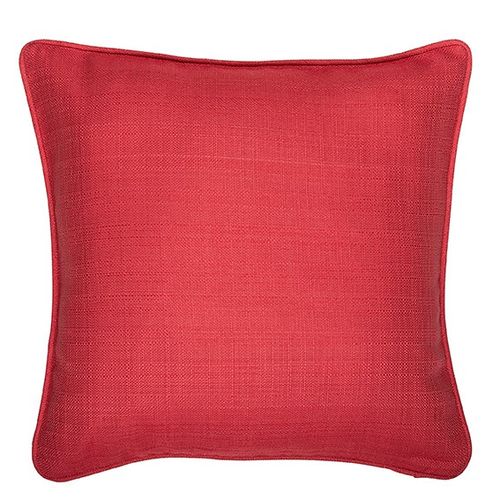 Cushion cover pillowcase 50x50cm plain structure red