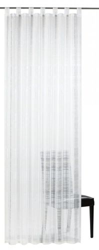 Loop curtain Elbersdrucke Filou 00 transparent curtain white