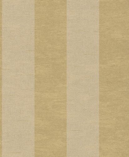 Wallpaper stripes structure cream gold Rasch Comtesse