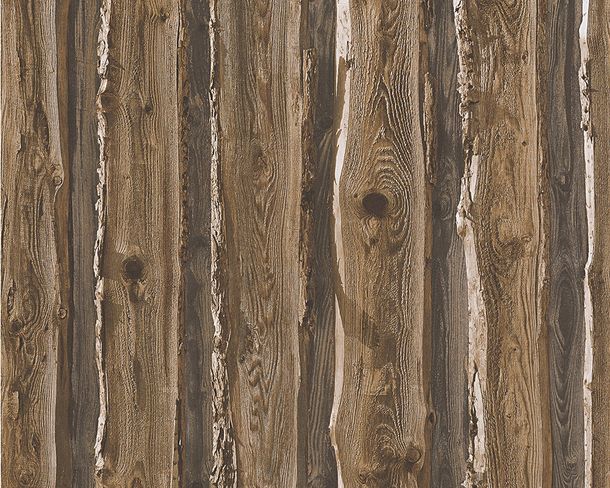 Wallpaper AS Creation wood brown Decora Natur 6 95837-1