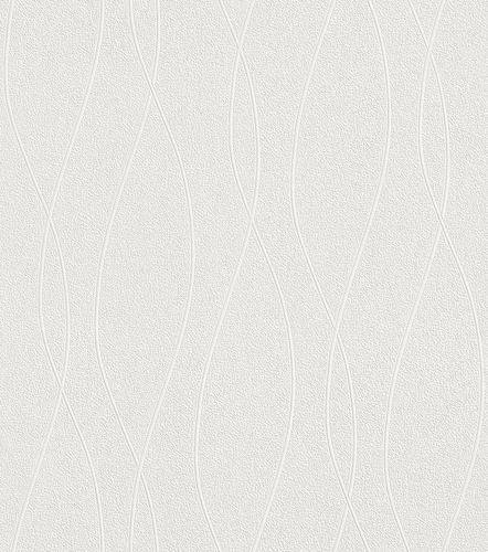 Wallpaper paintable retro lines Rasch Wallton 142501