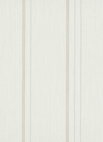 Wallpaper stripes cream beige silver Erismann Ophelia