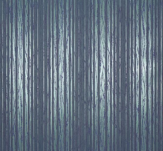 Non-woven wallpaper stripes blue green Marburg 55720