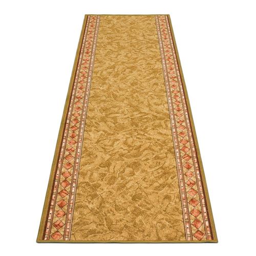 Runner Rug Carpet Hallway Mat Hall Runner Cheops border brown 100cm Width