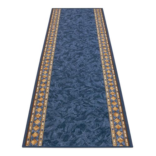 Runner Cheops 3 different colors border 67 cm / 26.38 '' width blue 
