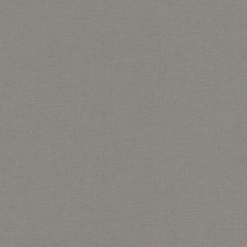 Wallpaper Rasch Florentine plain textured anthracite 448627