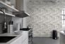 Room Wallpaper stone-wall Rasch Pure Vintage Non-Woven grey white 446302 3