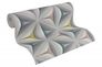 Non-Woven Wallpaper floral 3D graphic grey green 96042-2 3