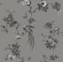 Non-woven wallpaper flowers grey anthracite Rasch 440645 1