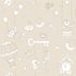 Non-Woven Wallpaper kids beige white brown Bim Bum Bam 1