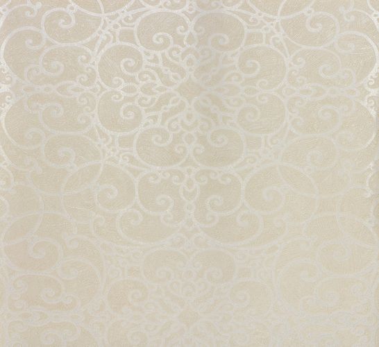 Non-woven wallpaper cream silver baroque Marburg 56816