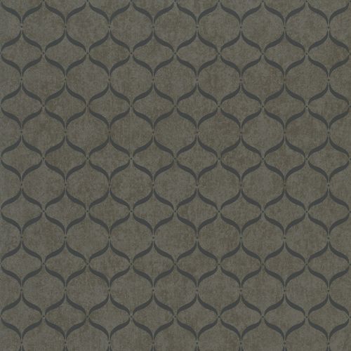 Non-woven wallpaper grey silver graphic Marburg 56142