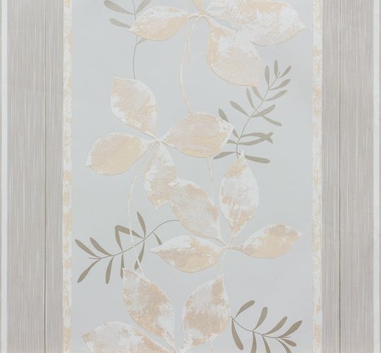 Wallpaper non-woven grey beige floral Marburg 56745