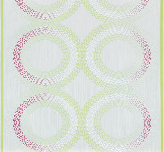 Wallpaper non-woven green pink graphic Marburg 56742