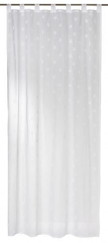 Loop curtain white semi-transparent 140x255cm 197476