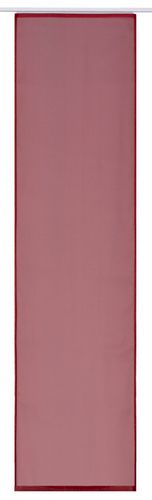 Panel curtain red uni transparent 60x245 cm 197193