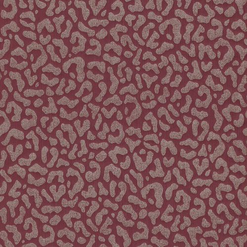 Non-woven wallpaper red silver graphic Cassata Rasch Textil 077475