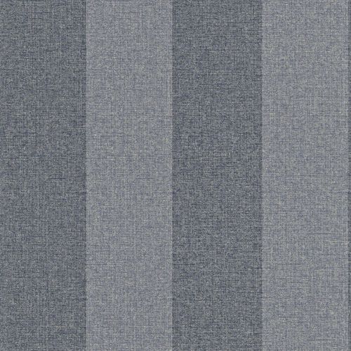 Non-woven wallpaper blue silver stripes Indigo Rasch Textil 226538