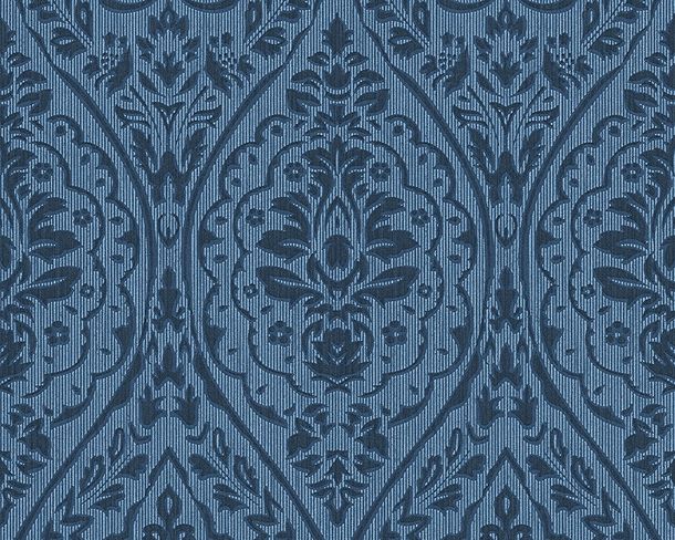 Non-woven wallpaper blue baroque Tessuto Architects Paper 96195-8