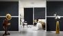 Room Non-woven wallpaper black grey baroque Tessuto Architects Paper 96195-9 2