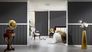 Room Non-woven wallpaper black squared Tessuto Architects Paper 96197-5 2