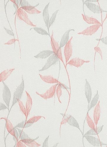 Non-woven wallpaper white red nature Make Up Erismann 6962-06